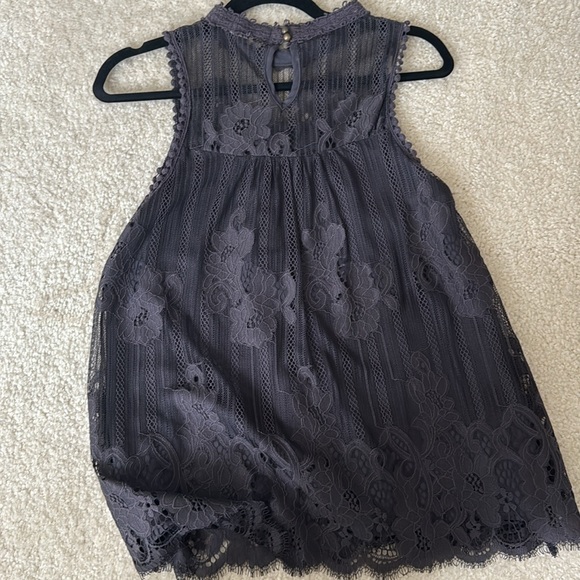 Altar’d state purple laced top - like new - Picture 3 of 5